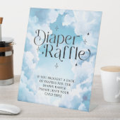 Windeln RaffleHeaven Sent Baby Dusche Sockelschild (In Situ)