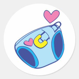 Windeln Runder Aufkleber