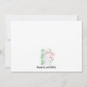 Windeln und Würfel - Windeln für Typ/Männer - Part Einladung (Rückseite)