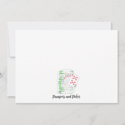 Windeln und Würfel - Windeln für Typ/Männer - Part Einladung (Rückseite)