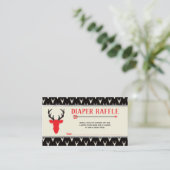 Windeln, Waldhirsche, Buffalo Kariert Begleitkarte (Stehend Vorderseite)