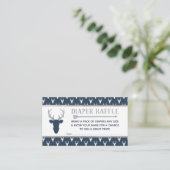 Windeln, Waldhirsche, Marine, Grau Begleitkarte (Stehend Vorderseite)