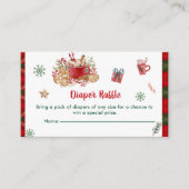 Windeln Weihnachtsweihnachtskekse Begleitkarte (Vorderseite)