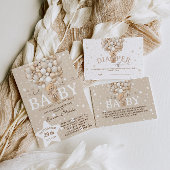 Windelraffinerie Bearly wait Baby Dusche Begleitkarte