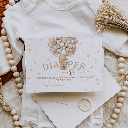 Windelraffinerie Bearly wait Baby Dusche Begleitkarte