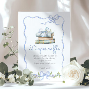 Windelraffinerie Blauer Bogen Neue Babydusche Poster