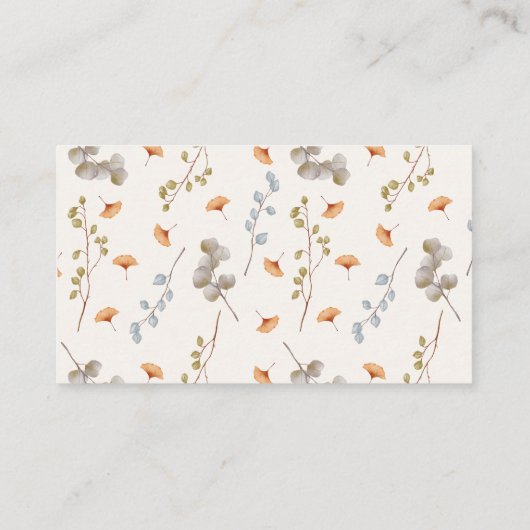 Windelraffinerie Boho Babykleidung Aquarell Begleitkarte (Rückseite)