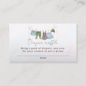 Windelraffinerie Boho Babykleidung Aquarell Begleitkarte (Vorderseite)