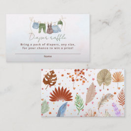 Windelraffinerie Boho Babykleidung Aquarell Begleitkarte