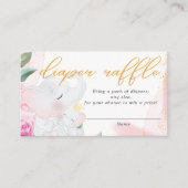 Windelraffinerie Elephant Girl Dusche Begleitkarte (Vorderseite)