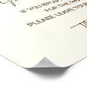 Windelregal-Regenschirm für Windsurfbretter Poster (Ecke)