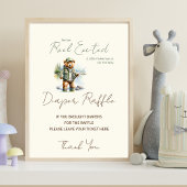 Windelregal-Regenschirm für Windsurfbretter Poster