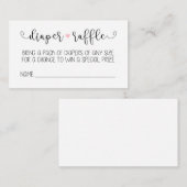 Windelruderkarte Begleitkarte (Vorne/Hinten)