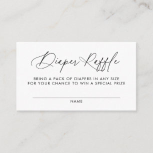 Windelwanne Babydusche Begleitkarte