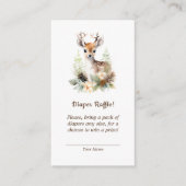 Windelwanne für Hirschtiere Begleitkarte (Vorderseite)