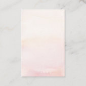 Windelwanne, getrocknet tropische Gräser Kinderdus Visitenkarte (Rückseite)