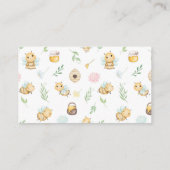 Windelwanne Niedliche Hummel Geschlecht Neutrale D Begleitkarte (Rückseite)