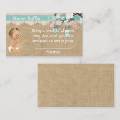 Windelwanne Vintage Babywanne und Mason-Gläser ein Begleitkarte (Vorne/Hinten)