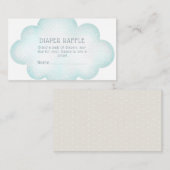 Windelwaschbecken Wolkendusche Begleitkarte (Vorne/Hinten)