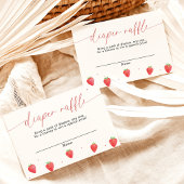 Windelwaschkarte, ErdbeerBaby-Dusche Einladung