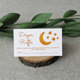 Windelwatercolor-Mond & Stars-Kinderdusche Begleitkarte