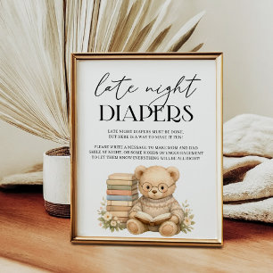 Windelwechsel bei Nacht Neuer Kapitel Bär Baby Sho Poster