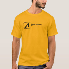 Windelwechsel Pro (kleines Logo) T-Shirt