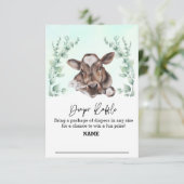 Windelwinddusche Eukalyptus Farm Einladung (Stehend Vorderseite)