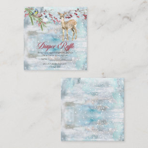 Windelwindeln für Holztiere Begleitkarte