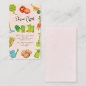 Windelwindeln für Kinderschuhe Begleitkarte (Vorne/Hinten)