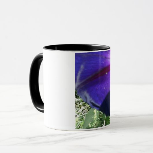 Winden-Blumen-Kaffee-Tasse Tasse (Vorderseite Links)