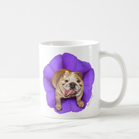 Winden-Bulldoggen-Tasse Kaffeetasse (Rechts)