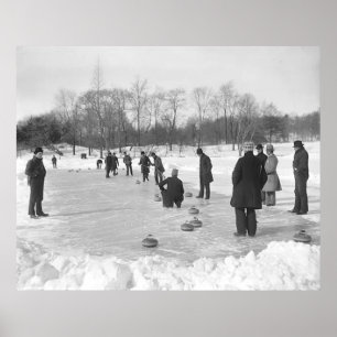 Winden dem Druck in des Central Park-NYC Poster