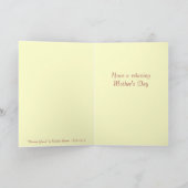 Winden der Mutter Tages Karte (Innenseite)