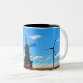 Winden des Wandels Zweifarbige Tasse (VorderseiteRechts)