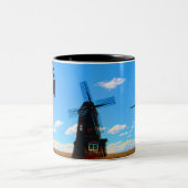 Winden des Wandels Zweifarbige Tasse (Mittel)