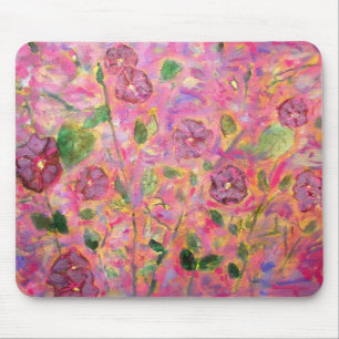 Winden lila und blau mousepad