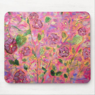Winden lila und blau mousepad