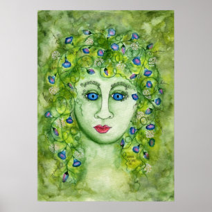 Winden-Nymphen-Plakat Poster