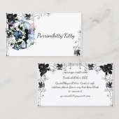 Winden-Schatten-Fee und kosmische Katze Visitenkarte (Vorne/Hinten)