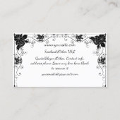 Winden-Schatten-Fee und kosmische Katze Visitenkarte (Rückseite)