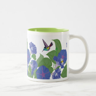 Winden-und Kolibri-Tassen-Grün Zweifarbige Tasse