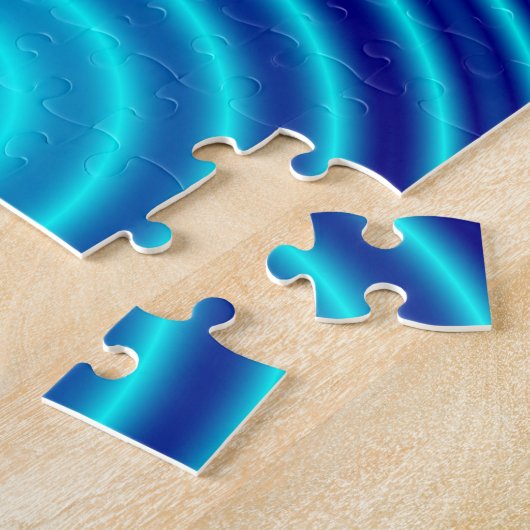 Windender blauer Schwindel Puzzle (Seite)