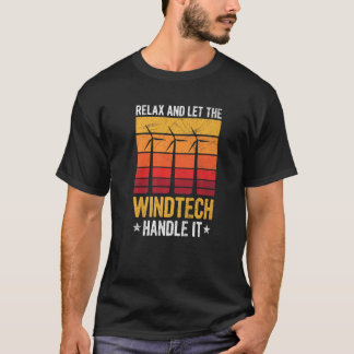 Windenergie-Angebot für Windtechnologie T-Shirt