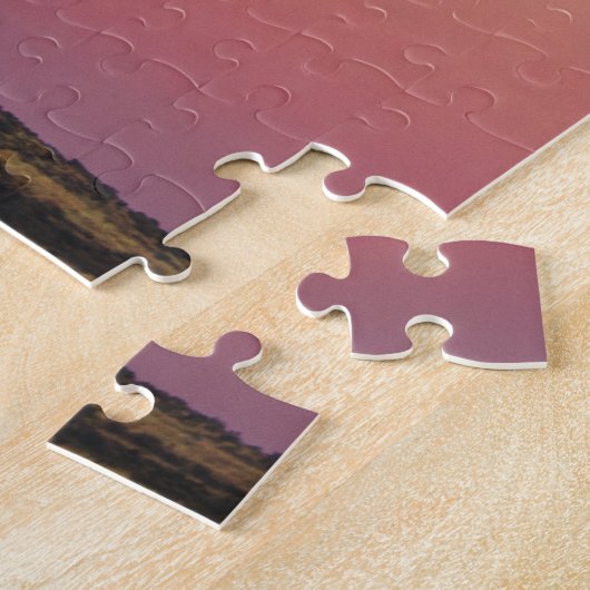 Windenergie auf der Farm im Dusk Jigsaw Puzzle (Seite)