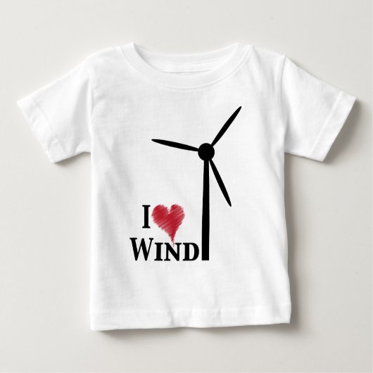 Windenergie der Liebe I Baby T-shirt (Vorderseite)