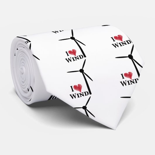 Windenergie der Liebe I Krawatte (Gerollt)