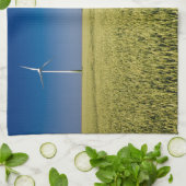 Windenergie Geschirrtuch (Gefaltet)