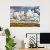 Windenergieanlagen Poster (Heimbüro)