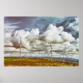 Windenergieanlagen Poster (Vorne)